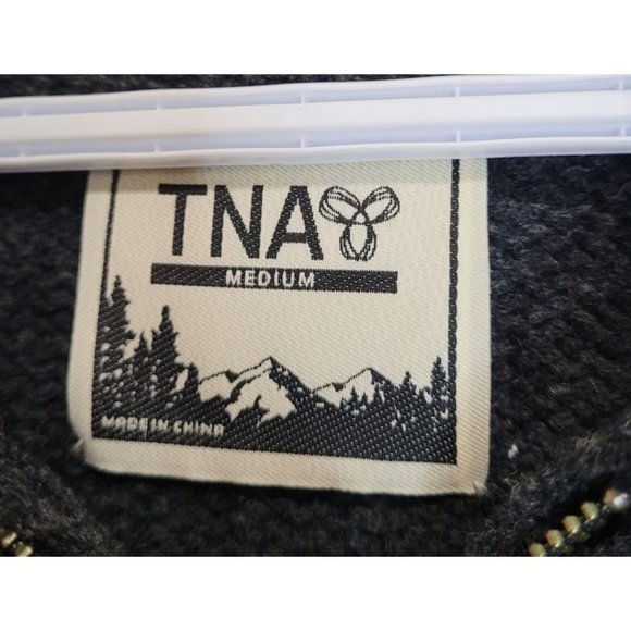 TNA Lambswool Zip-up Sweater - Picture 2 of 4